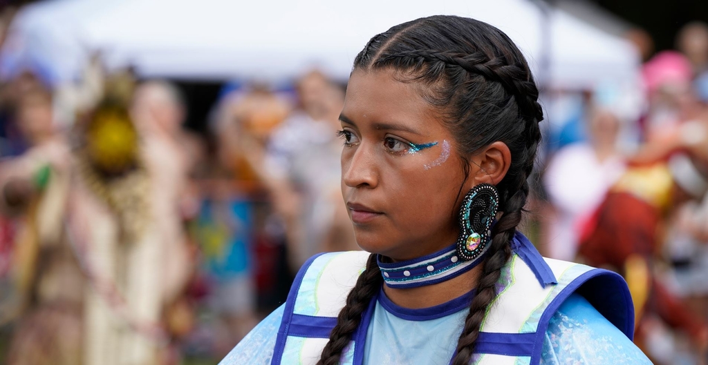 Nansemond Indian powwow dancer